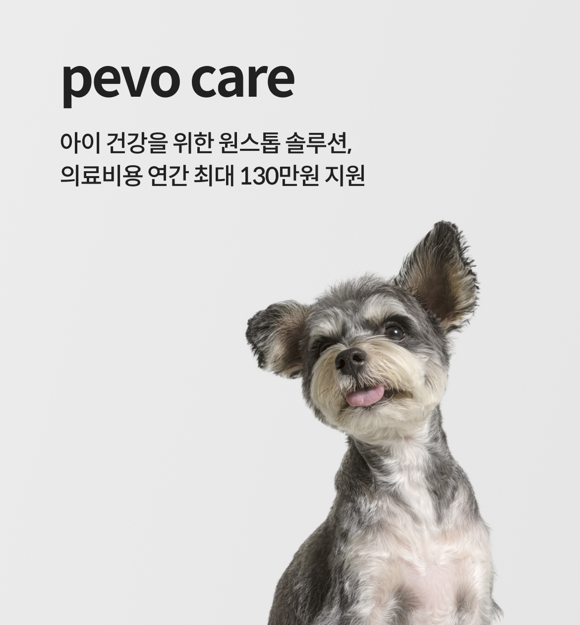 pevo care 우리 아이 건강을 위한 원스톱 솔루션, 의료비용 연간 최대 130만원 지원